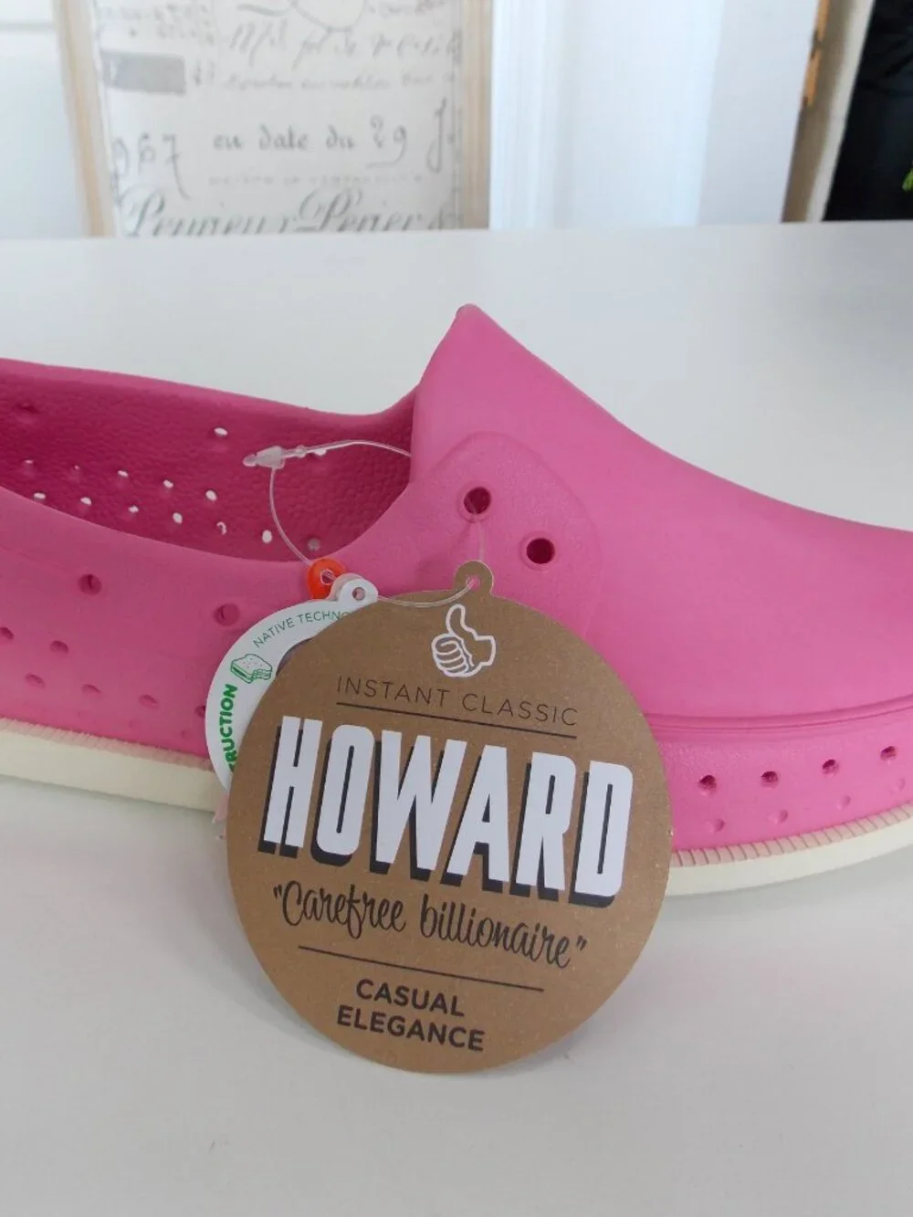 NWT Native HOWARD Hollywood Pink girl C7 Slip On Boat Deck water Shoes